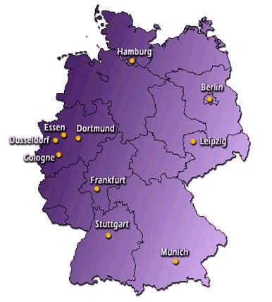 ドイツの主要都市