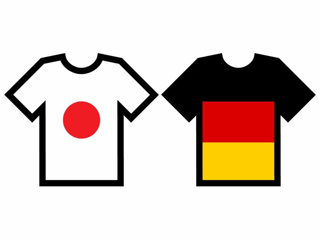 日本がドイツに4-1で勝利（サッカーフレンドリーマッチ）